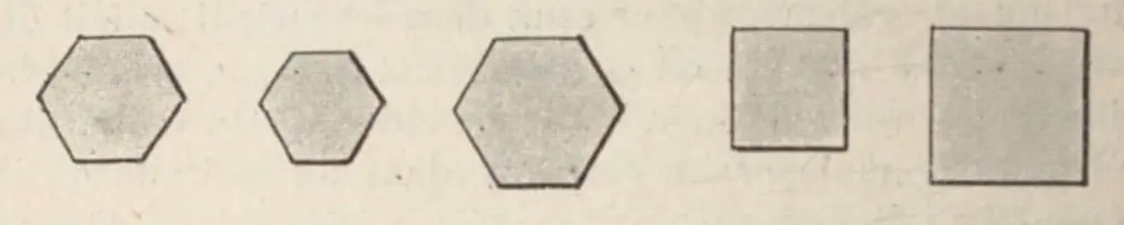 Carreaux de terre cuite hexagonaux et carrés, Danguy, 1913.